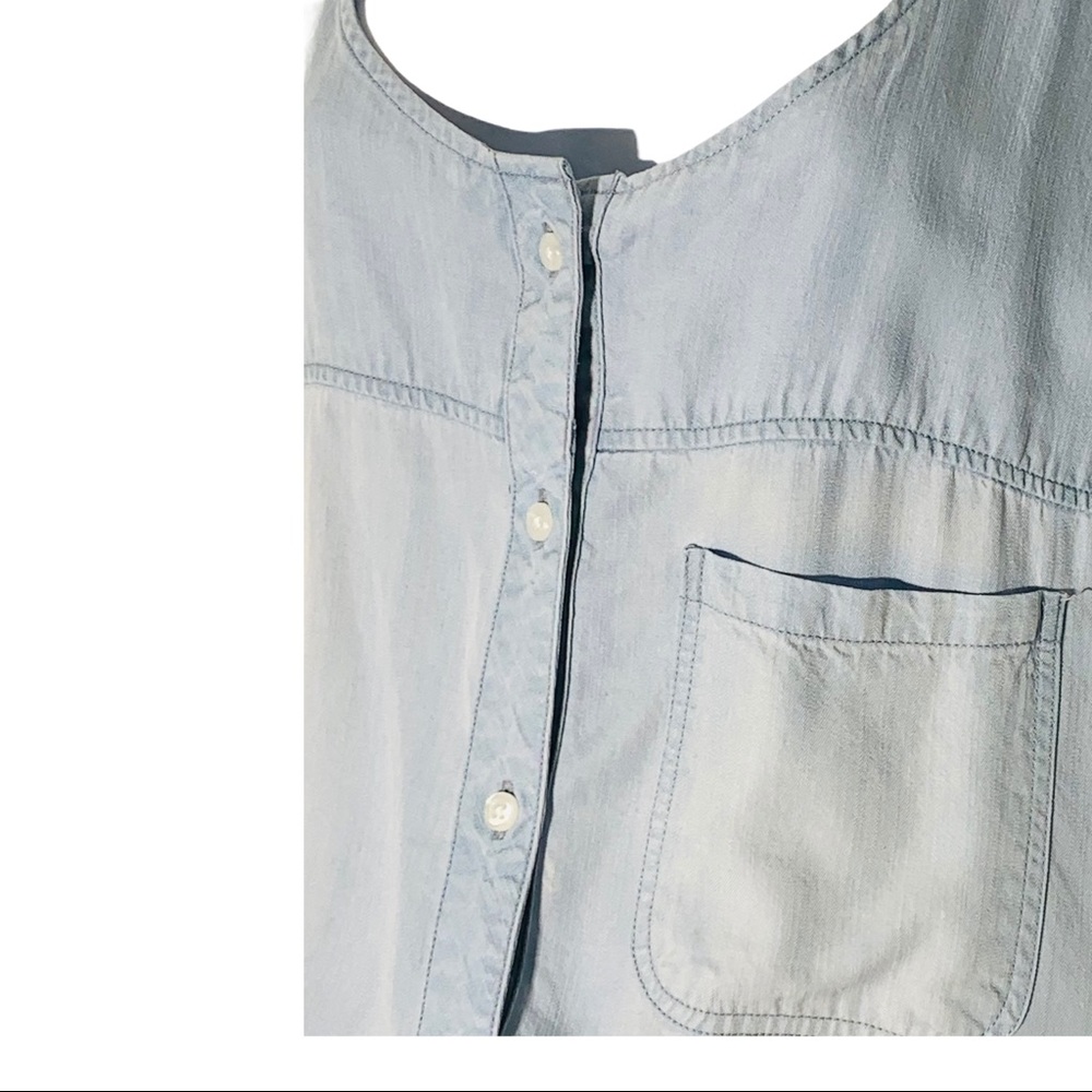 Rails Lightwash Chambray Lily Romper - image 2